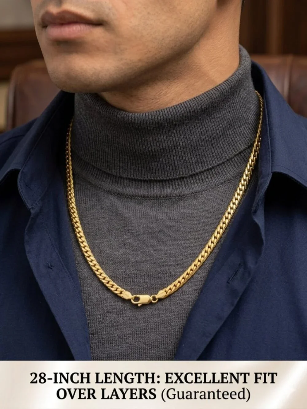 Stefano Oro 18K Yellow Gold Serpentine Chain - Rare 28